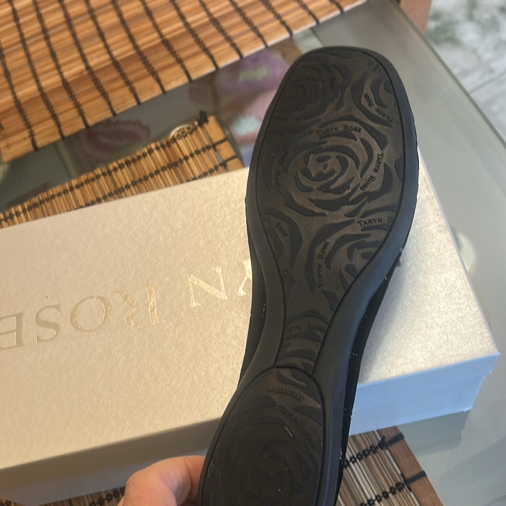 Taryn Rose Black Patent Leather Flats - Picture 3 of 5